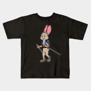 Casual Bunny Hikes - Hiking Kids T-Shirt